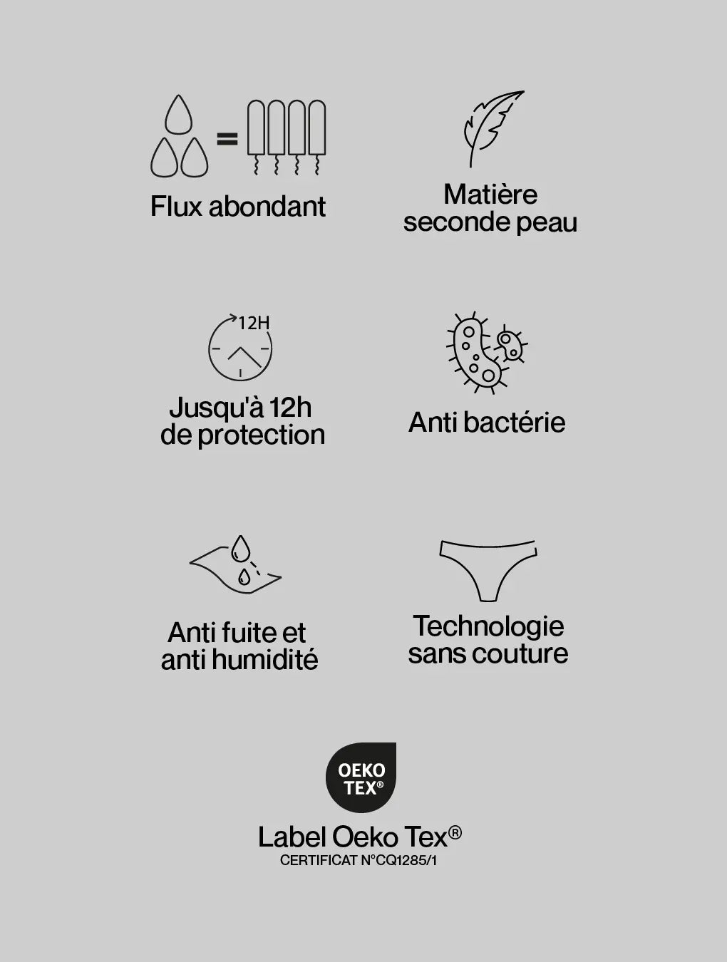 Phebe menstrual panties for teens