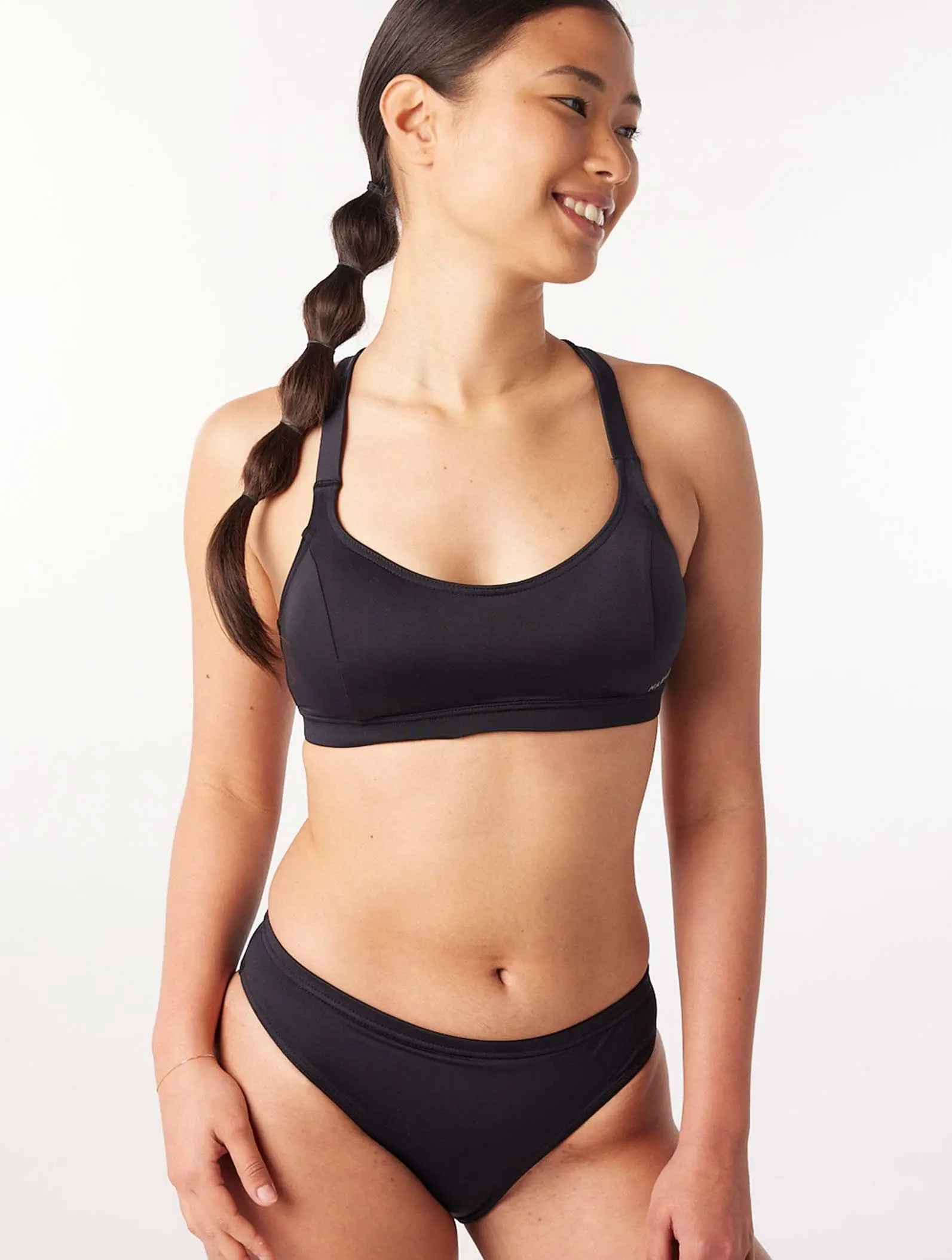Héléades low-rise period swimsuit