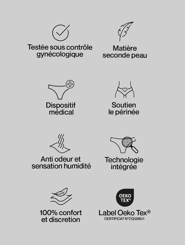 Medical device - Support panties reducing stress urinary leaks