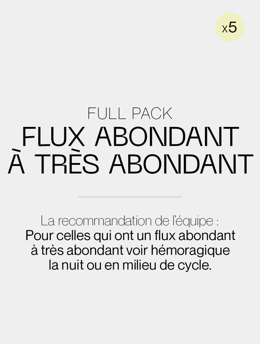 Full pack flux abondant à très abondant