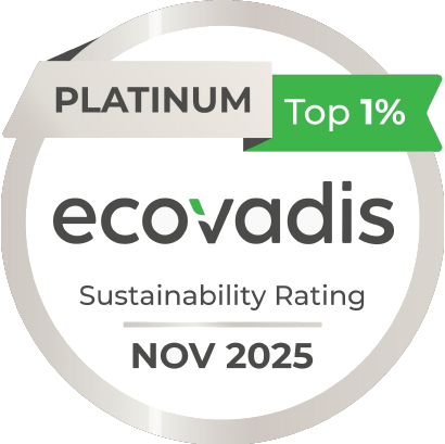 EcoVadis Platinum — Top 1%