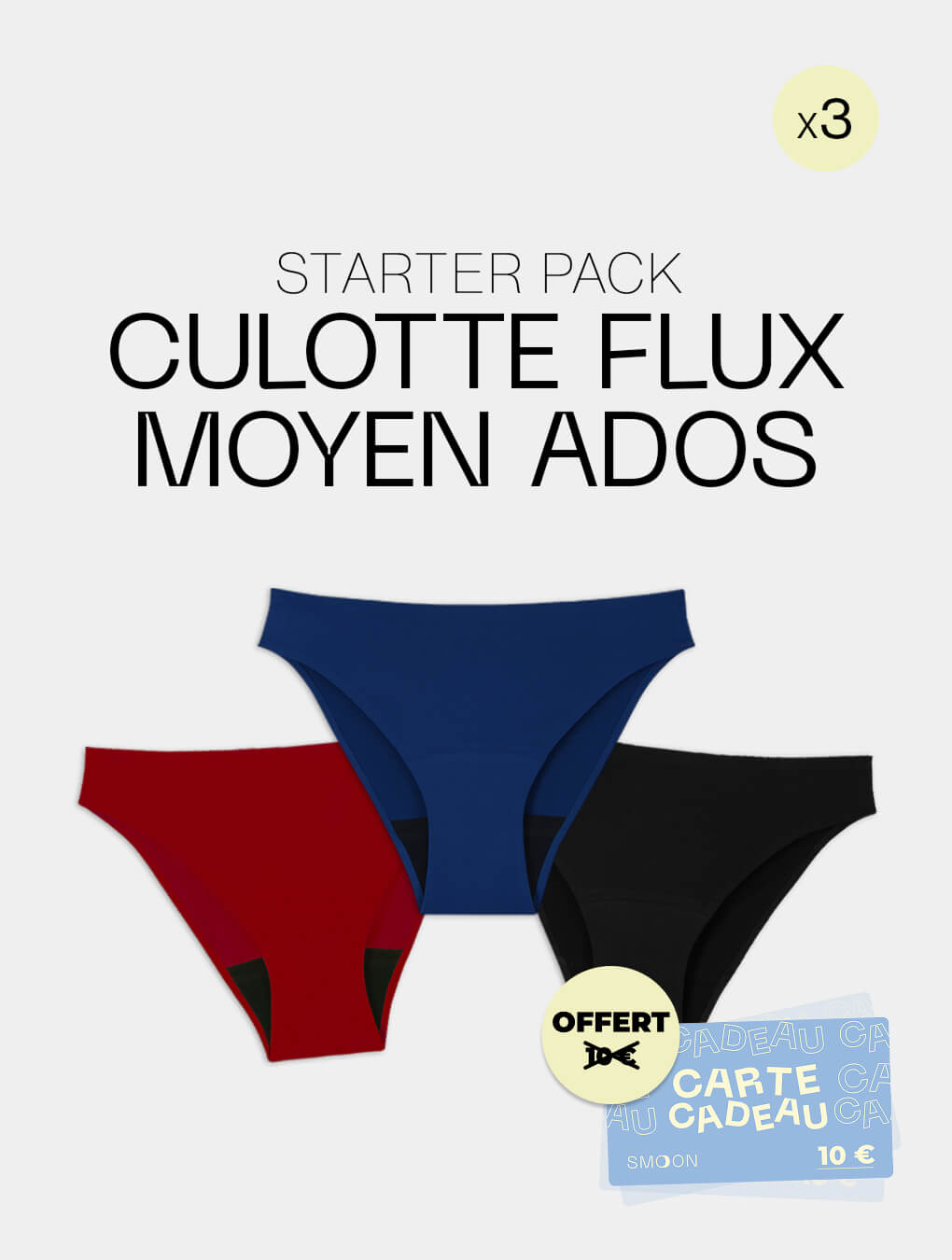 Starter pack culotte flux moyen