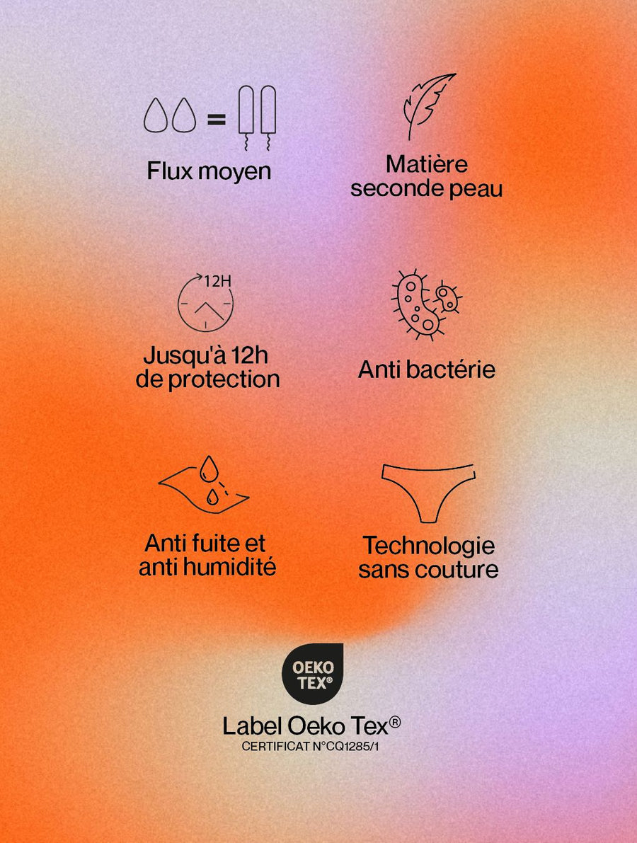 Mikrofaser Menstruationsslip Hébé Liberty für Teenager