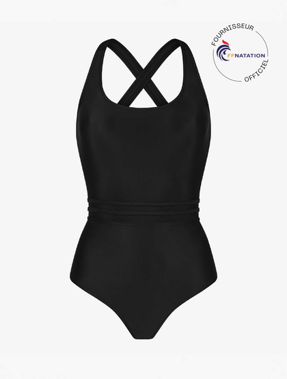 Maillot 1 pièce, bretelles non réglables