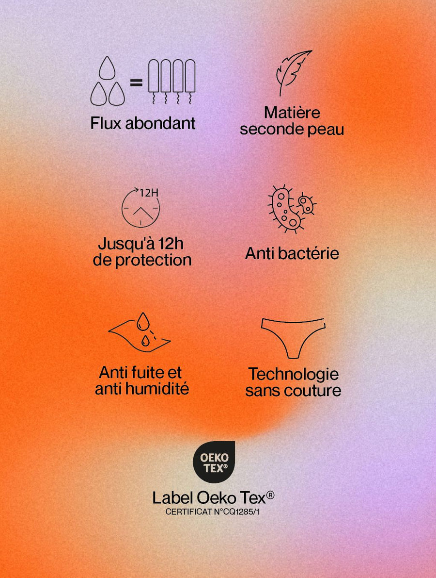 Mikrofaser Menstruationsslip Phébé Liberty für Teenager