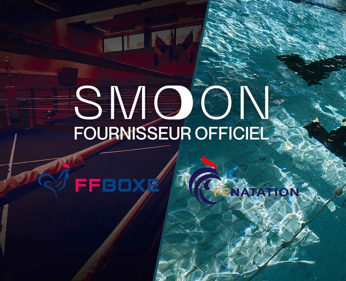 Nageuse en maillot de bain menstruel Smoon au bord du bassin
