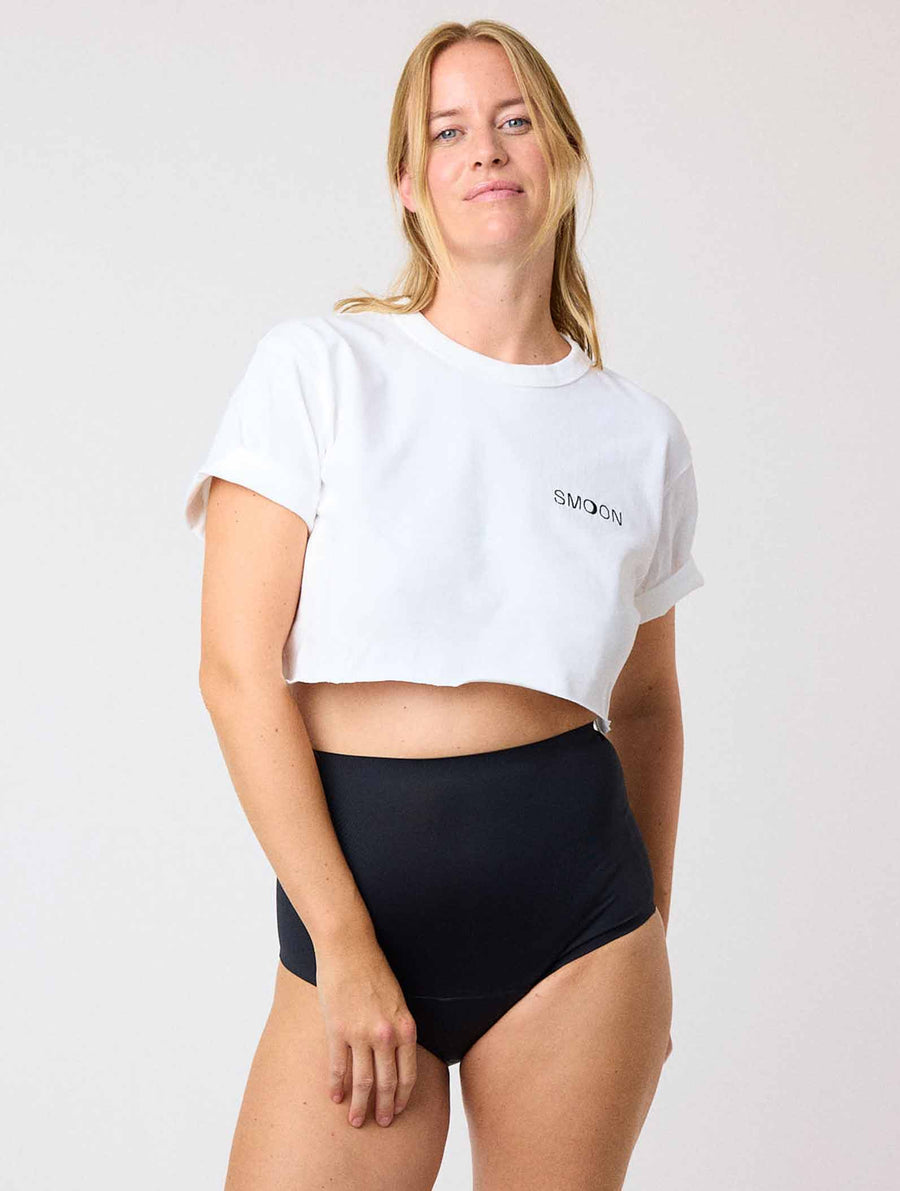 Hooggetailleerde corrigerende menstruatie-slip Calliope