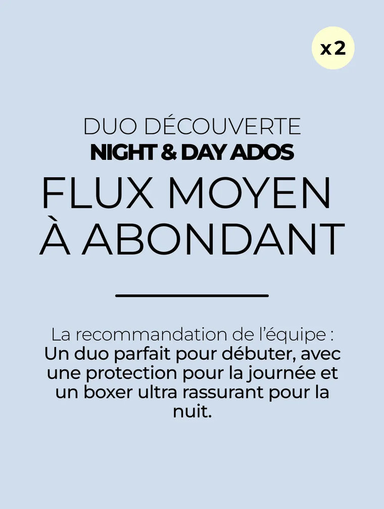 Dúo Descubrimiento Night & Day adolescentes