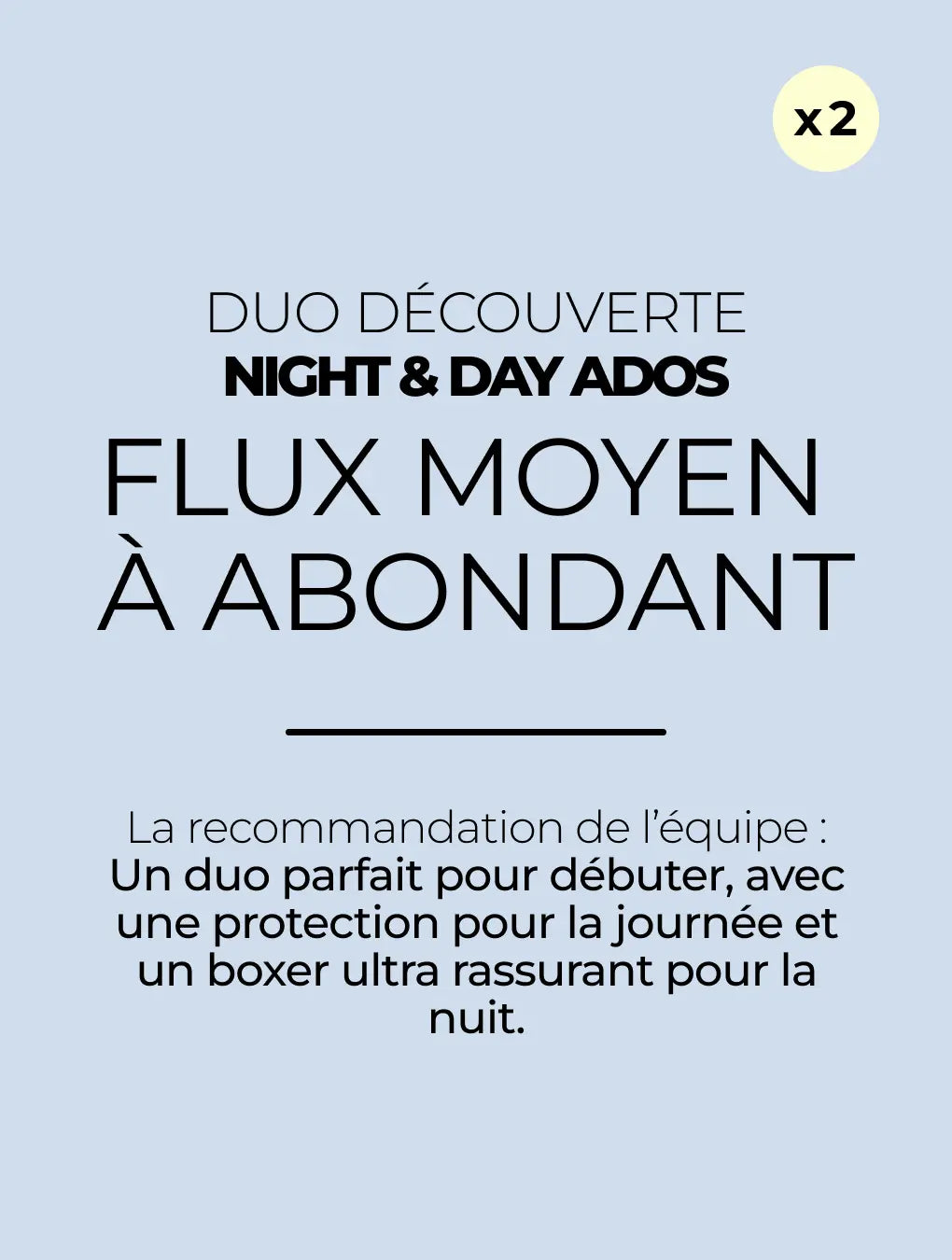 Duo Découverte Night & Day ados