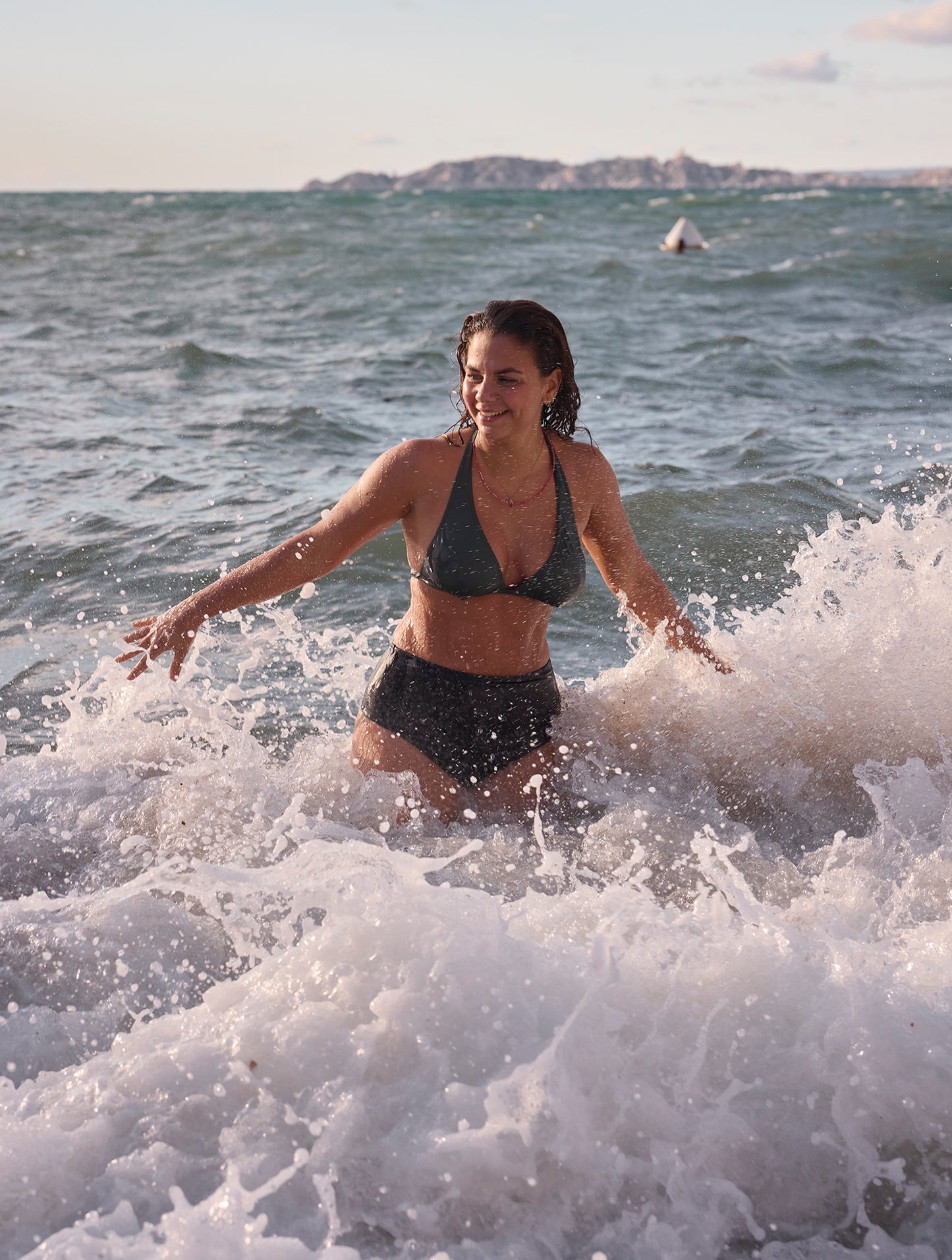 Culotte de bain menstruelle gainante Océanides