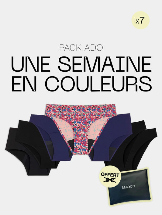 Pack Semainier Ado Flux Moyen à Abondant