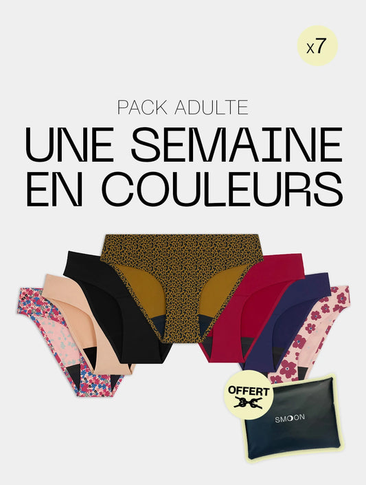 Pack Semainier Adulte Flux Moyen à Abondant