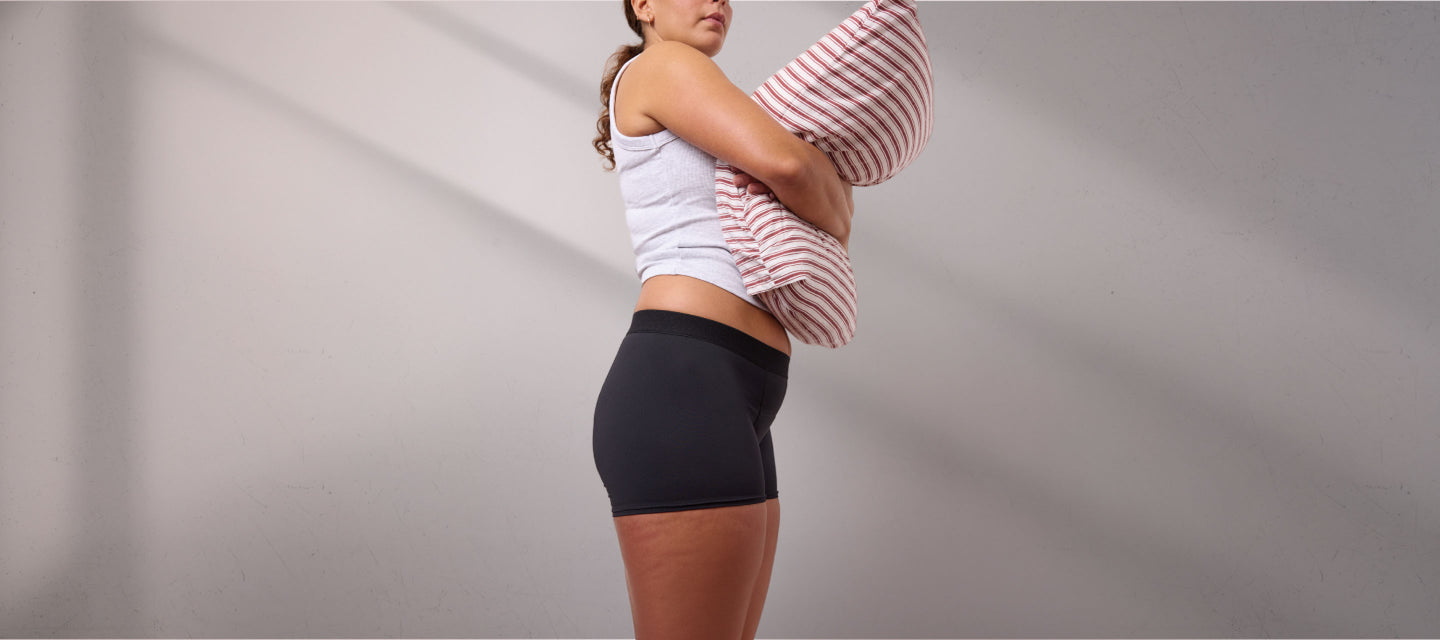 Boxer menstruel femme adulte flux abondant jusqu'à 4 tampons