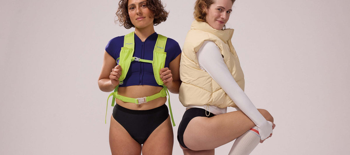 Culottes menstruelles et absorbantes pour le sport