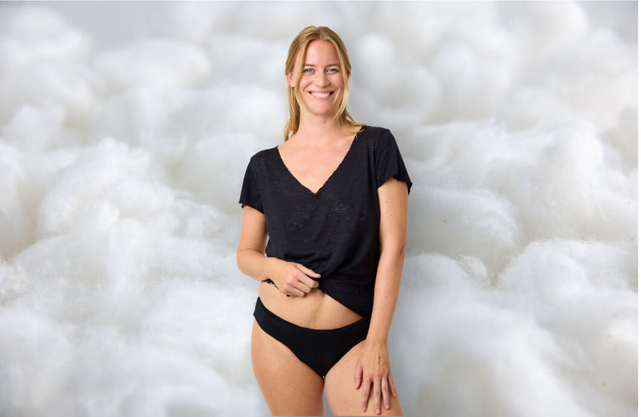 Menstruationsslip aus GOTS-zertifizierter Baumwolle