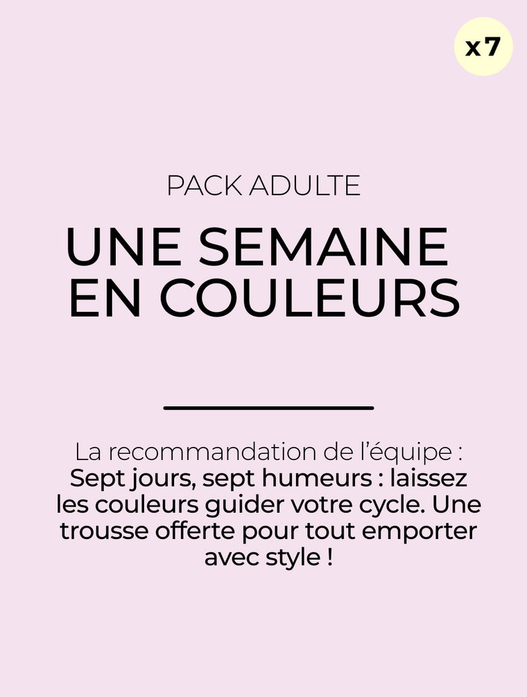 Adult Weekly Pack Medium to Heavy Flow