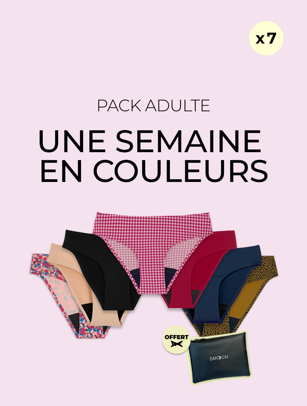 Pack Semainier Adulte Flux Moyen à Abondant