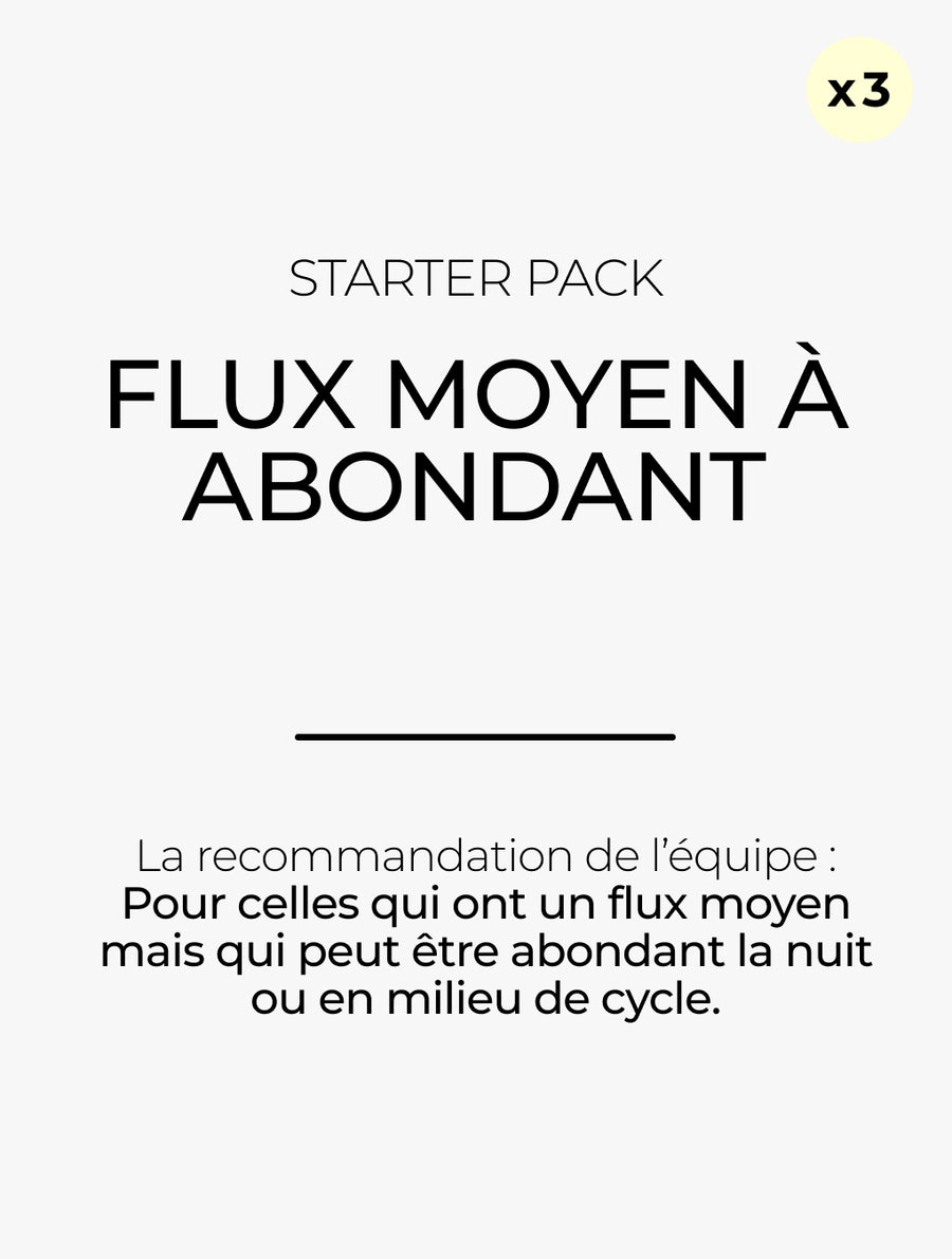 Starter-Paket mittlerer bis starker Fluss