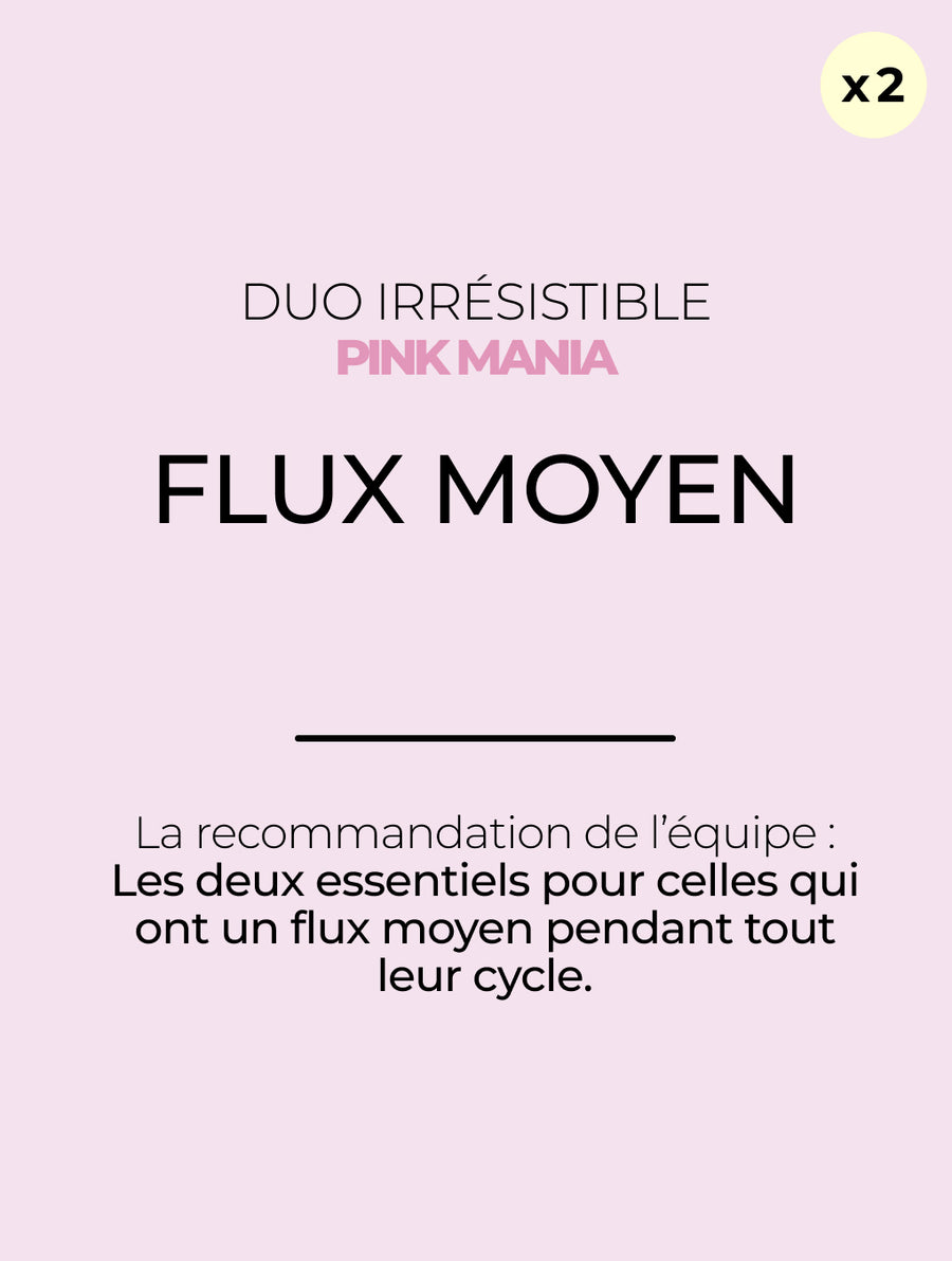Duo Irrésistible mittlerer Fluss - PINK MANIA