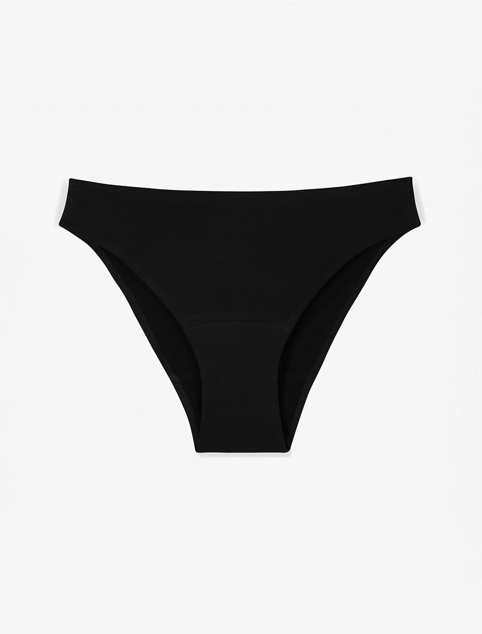 culotte menstruelle ados noir flux moyen