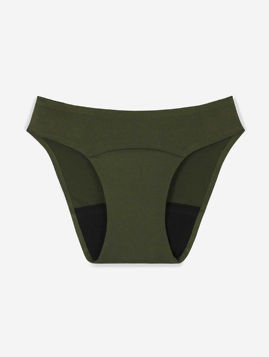 culotte menstruelle flux abondant kaki