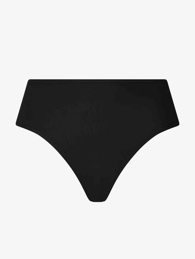 Braga de baño menstrual de talle alto Hydriades para adolescentes — Negro